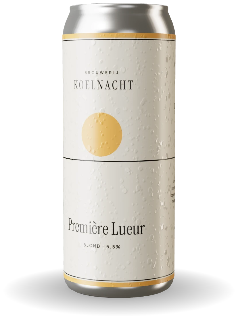 Een blik Première Lueur, de blonde van Koelnacht